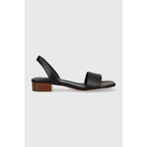 Kožené sandály Aldo Dorenna dámské, černá barva, 13578728
