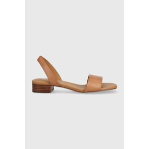 Kožené sandály Aldo Dorenna dámské, hnědá barva, 13578725