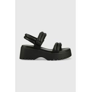 Sandály Aldo Mcguire dámské, černá barva, na platformě, 13568590.Mcguire