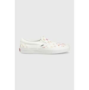 Tenisky Vans Classic Slip-On dámské, bílá barva, VN0A5JLXWHT1