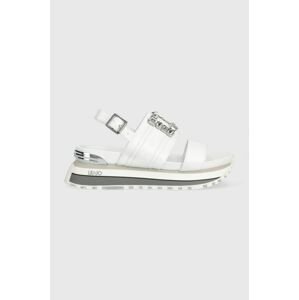 Sandály Liu Jo LIU JO MAXI WONDER 08 dámské, bílá barva, na platformě, BA3161EX01401111