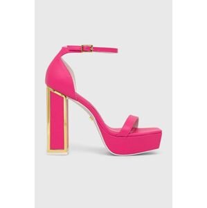 Kožené sandály Kat Maconie Missy růžová barva