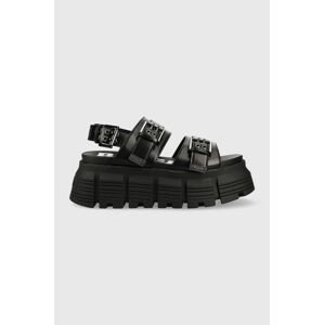 Sandály Buffalo Ava Sandal dámské, černá barva, na platformě, 1602120