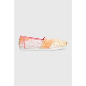 Espadrilky Toms Alpargata oranžová barva