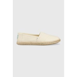 Espadrilky Toms Alpargata Rope béžová barva, 10019682