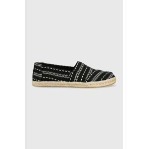 Espadrilky Toms Alpargata Rope černá barva, 10019676