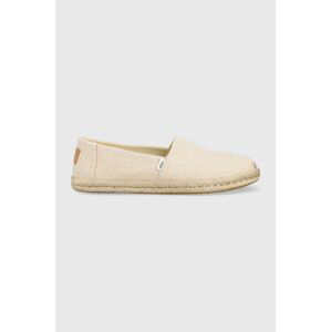 Espadrilky Toms Alpargata Rope růžová barva, 10019903