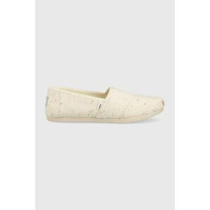 Espadrilky Toms Alpargata béžová barva, 10019657