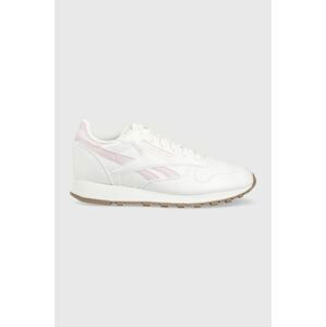 Sneakers boty Reebok Classic Classic Vegan bílá barva, HQ1496-FTW/PNK/T