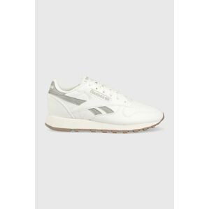 Sneakers boty Reebok Classic Vegan bílá barva, HQ7195-CHALK/PUGR