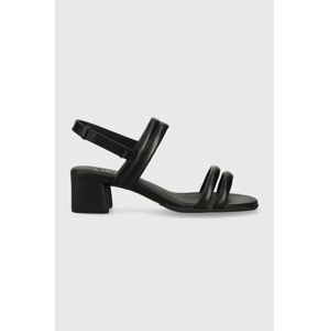 Kožené sandály Camper Katie černá barva, K201021.005