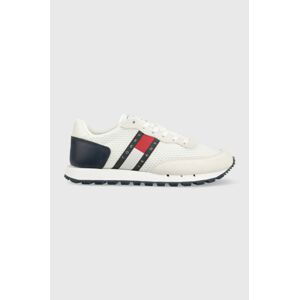 Sneakers boty Tommy Jeans RETRO RUNNER bílá barva, EN0EN02121