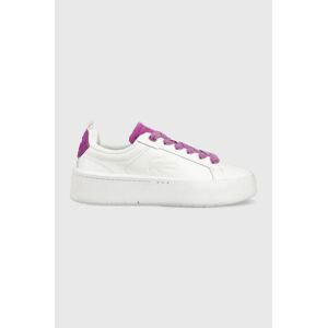 Kožené sneakers boty Lacoste Carnaby bílá barva, 45SFA0040