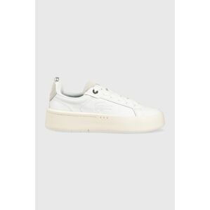 Kožené sneakers boty Lacoste Carnaby bílá barva, 45SFA0040