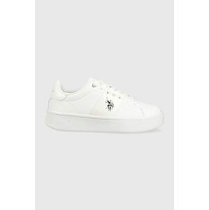 Sneakers boty U.S. Polo Assn. MARAYA bílá barva, MARAYA002W/3Y1