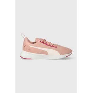 Dětské sneakers boty Puma Flyer Runner Jr růžová barva