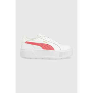 Dětské sneakers boty Puma Karmen L Jr bílá barva