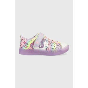 Dětské tenisky Skechers Twinkle Sparks Ice Unicorn fialová barva