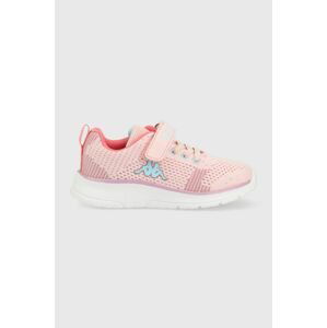 Dětské sneakers boty Kappa růžová barva