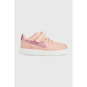 Dětské sneakers boty Kappa růžová barva