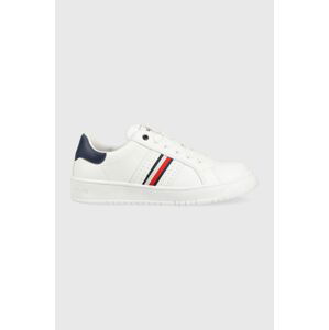 Dětské sneakers boty Tommy Hilfiger bílá barva