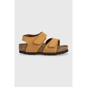 Dětské sandály Birkenstock béžová barva