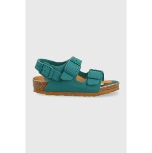Dětské sandály Birkenstock tyrkysová barva