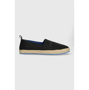 Espadrilky Calvin Klein Jeans ESPARILLE INST černá barva, YM0YM00655