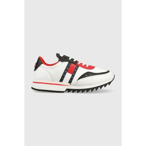 Sneakers boty Tommy Jeans CLEATED černá barva, EM0EM01168