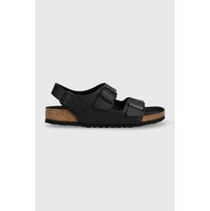 Sandály Birkenstock Milano pánské, černá barva, 1024997