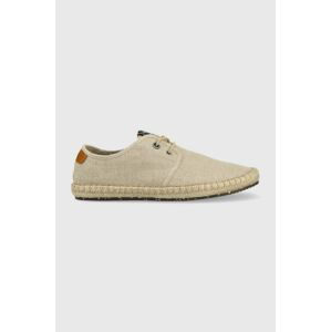 Espadrilky Pepe Jeans TOURIST béžová barva, PMS10316