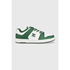 Sneakers boty DC zelená barva