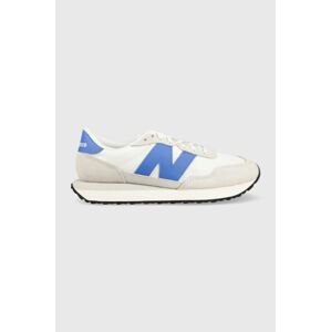 Sneakers boty New Balance MS237BQ bílá barva