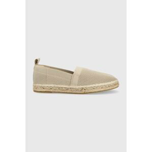 Espadrilky Marc O'Polo béžová barva, 303 2561380 2621 LL1M3003