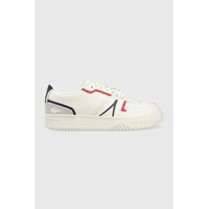 Kožené sneakers boty Lacoste L001 Leather Sneaker bílá barva, 42SMA0092