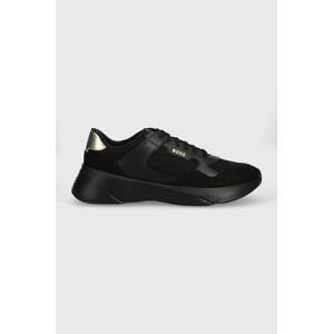 Sneakers boty BOSS Dean černá barva, 50474955
