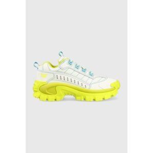 Kožené sneakers boty Caterpillar INTRUDER SUPERCHARGED bílá barva, P111203