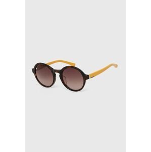 Sluneční brýle Lacoste dámské, hnědá barva