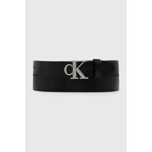 Kožený pásek Calvin Klein Jeans Dámský, černá barva