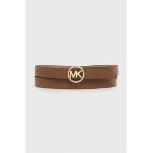 Pásek MICHAEL Michael Kors 2-pack dámský, hnědá barva