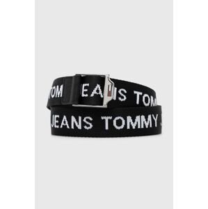 Pásek Tommy Jeans dámský, černá barva