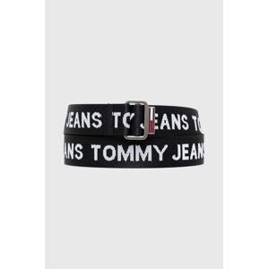 Pásek Tommy Jeans pánský, černá barva