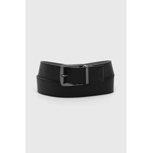 Oboustranný pásek Calvin Klein pánský, černá barva