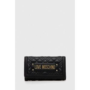 Peněženka Love Moschino černá barva