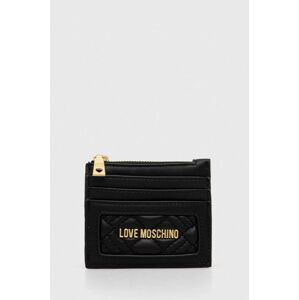 Peněženka Love Moschino černá barva