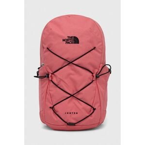 Batoh The North Face dámský, růžová barva, velký, s aplikací