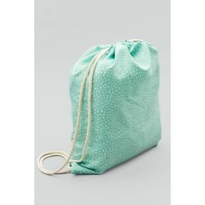 Dětský batoh zippy zelená barva, hladký