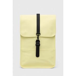 Batoh Rains 12800 Backpack Mini žlutá barva, velký, hladký