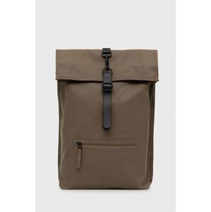 Batoh Rains 13160 Rolltop Rucksack hnědá barva, velký, hladký, 13160.66-66Wood