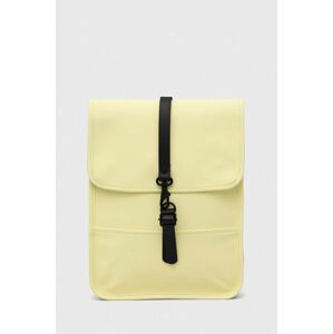 Batoh Rains 13660 Backpack Micro žlutá barva, velký, hladký